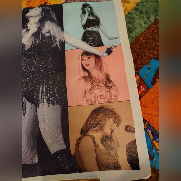 Colorful Collage Poster Of Taylor Swift - Picture 4 of 4